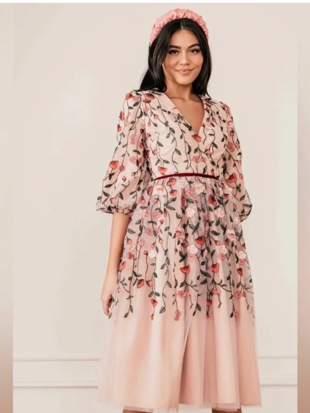 JessaKae Holly Dress in Pink/ Rose